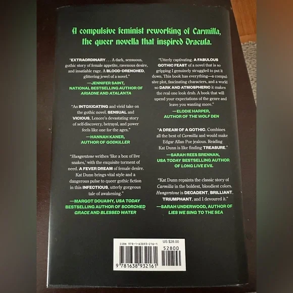 Hungerstone by Kat Dunn Hardcover - Picture 3 of 3